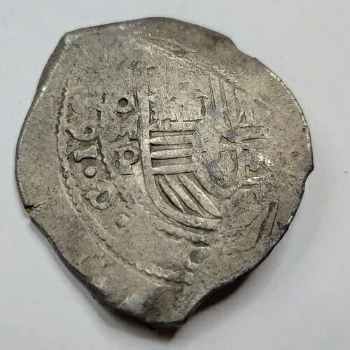 1653年製 メキシコ コブ 8レアル 強力日付鑑定士 P スペイン銀貨 *G780