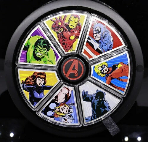 2023年 ニウエ 1オンス $2 アベンジャーズ フルセット シルバーコイン/ディスプレイボックス＆オリジナルボックス