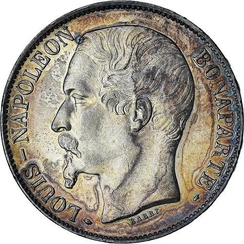 [#1178926] フランス、ナポレオン3世、5フラン、1852年、パリ、MS、銀貨、ガドゥリー:726