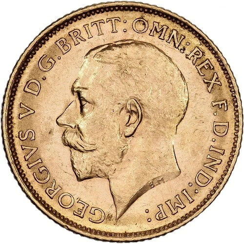[#1117266] オーストラリア、ジョージ5世、1/2ソブリン金貨、1915年、英国王立造幣局、金貨、A