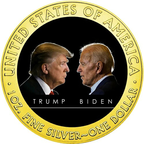 希少 32枚 アメリカンシルバーイーグル トランプ・バイデン討論会 大統領リバティ 2020年コイン｜WORLD RESOURCE【QUEEN店】
