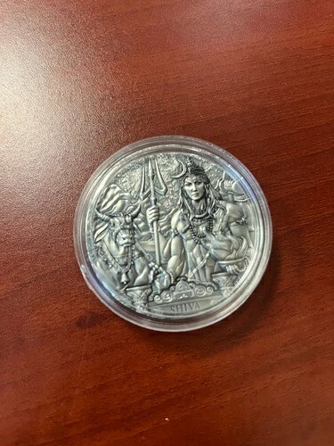 24007 2020 $20 古代神シヴァ 3オンス 銀貨（慈善団体への寄付）｜WORLD RESOURCE【QUEEN店】
