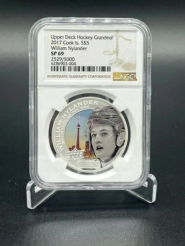 2017年 クック諸島銀貨 1オンス 999 ウィリアム・ニールンダー アッパーデッキ NGC SP69 標本｜WORLD RESOURCE【QUEEN店】