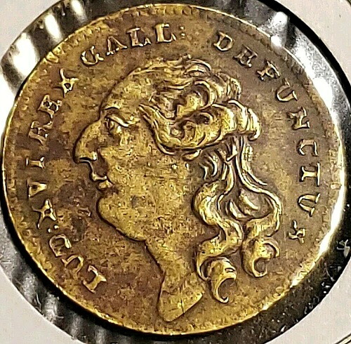 1793 // フランス // ルイ16世 // 15ソル // 0.666ドル銀貨 // 希少な世界コイン
