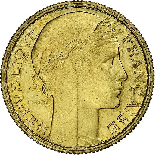 [#1047353] フランス、10フラン、コンクール・ド・モルロン、1929年、パリ、ESSAI、アルミニウム-B｜WORLD RESOURCE【QUEEN店】