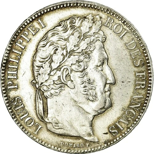 [#31937] フランス、5 フラン、ルイ フィリップ、1843 年、リール、シルバー、オーストラリア、ガドゥリー:678｜WORLD RESOURCE【QUEEN店】 98,010円