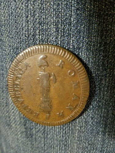 1799年 イタリア諸州2 バイオッキコイン ローマ共和国 ---高品位