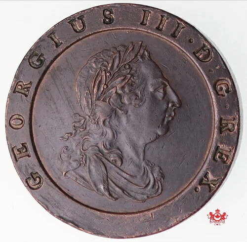 1797年 イギリス 2ペンス - AU/MS - ロット番号11957-|WORLD RESOURCE【QUEEN店】