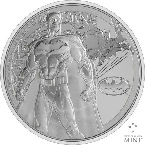 2022 93.21g ニウエ銀貨 2022 3オンス ニウエ銀貨 バットマン PP PP