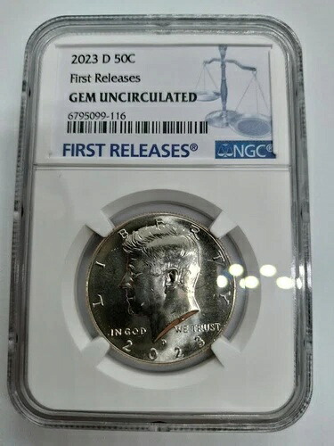 NGC BU 2023P 50C ケネディ初公開 099/47