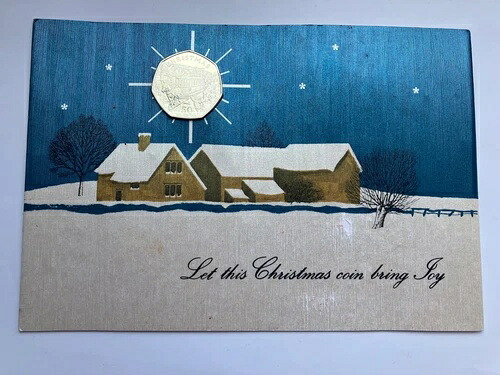 1986年 マン島 シルバープルーフ クリスマス 50ペンス クリスマスカード COA｜WORLD RESOURCE【QUEEN店】 56,870円