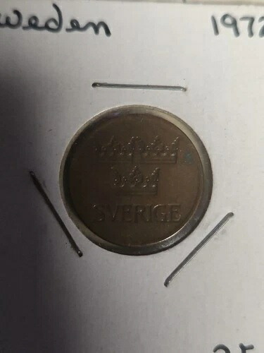 1972年スウェーデン5オーレコイン -