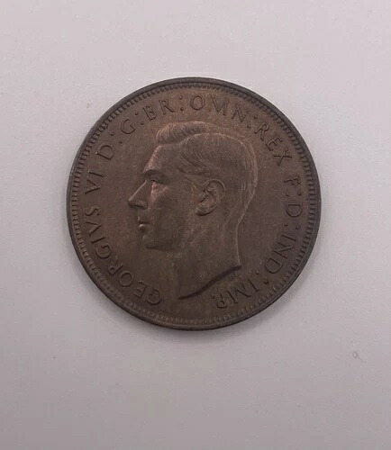 楽天市場】イギリス貨幣 ハーフペニー 青銅貨 1936年～1953年 年代