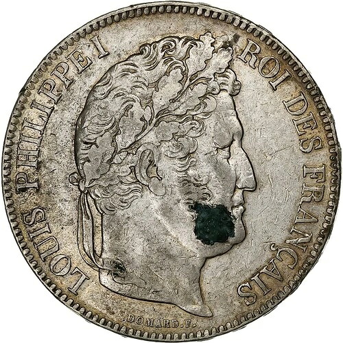 [#133143] フランス、ルイ フィリップ 1 世、5 フラン、1833 年、リール、シルバー、オーストラリア、ガドゥリー:6