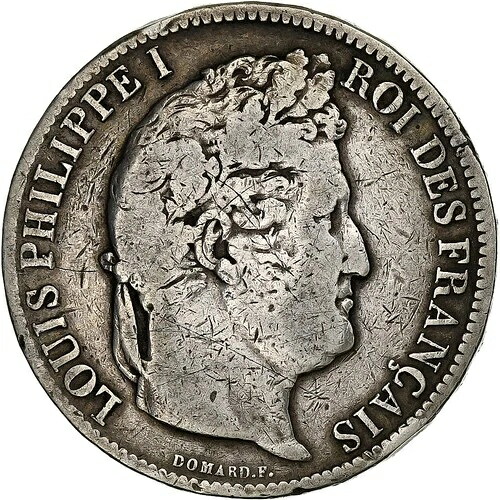 [#1120793] フランス、5フラン、ルイ・フィリップ、1831年、リモージュ、銀貨、F、ガドゥリー:6