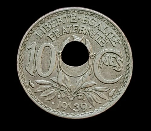 1939年リンダウアー10セントデカールホールアームチェアコイン 52,800円