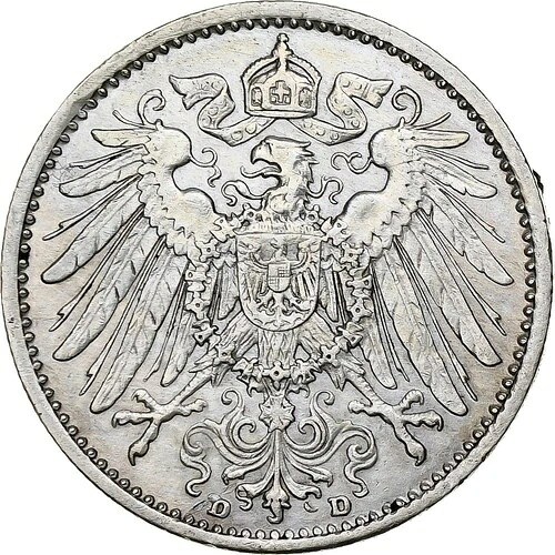 [#1285881] ドイツ、ヴィルヘルム2世、マルク、1911年、ミュンヘン、銀、AU、KM:14