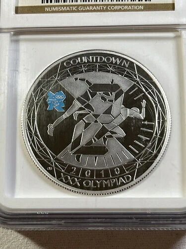2010年 イギリス 5ポンド シルバー ピエフォート オリンピック グレード PR 70 DCAM NGC