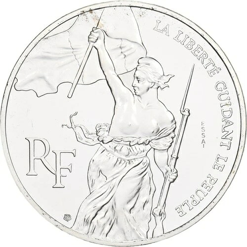 [#137963] フランス、100 フラン、Libert? guidant le peuple、1993、MDP、パターン、シル