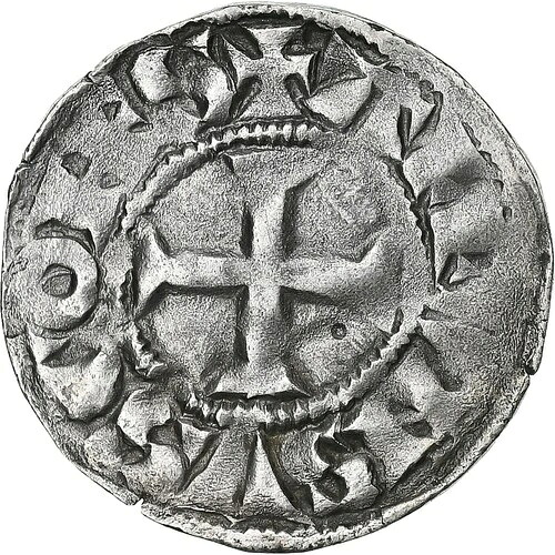 [#1280274] County of Poitou, Alphonse de France, Denier, 1241-1271, Poiti, ers