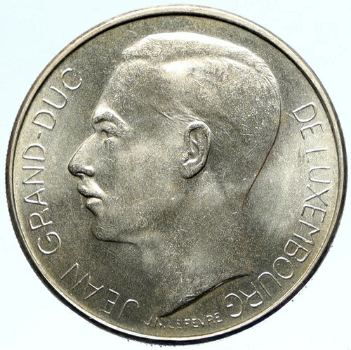 1964年 ルクセンブルク シャルロット・ジョン盲目公爵夫人 ヴィンテージ シルバー 100F コイン i98859