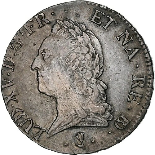 [#1284777] フランス、ルイ 15 世、?cu de B?arn ? la vieille t?te、1771 年、ポー、シル、ver