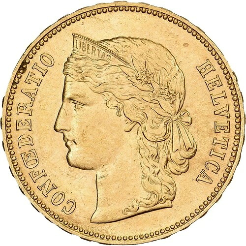 [#1121352] スイス、20フラン、1894年、ベルン、ゴールド、SC、KM:31.3-