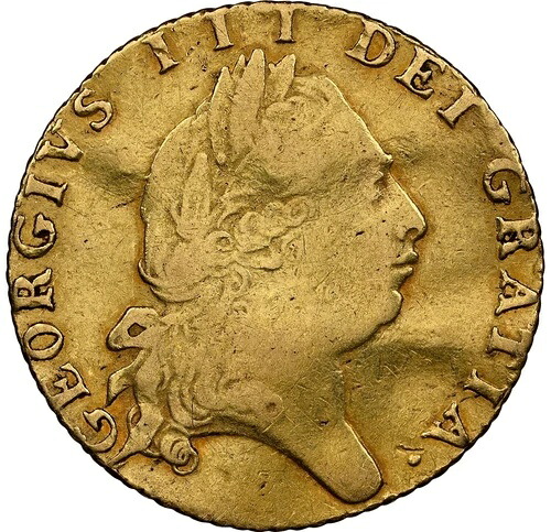 イギリス - 1797年 ジョージ3世 ハーフギニー - NGC VF 詳細 - 価値あり! 226,050円