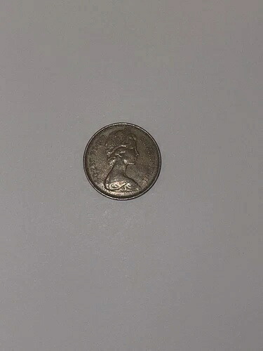 1971年 ニューペンス 2ペンス 英国エリザベス2世硬貨 非常に希少