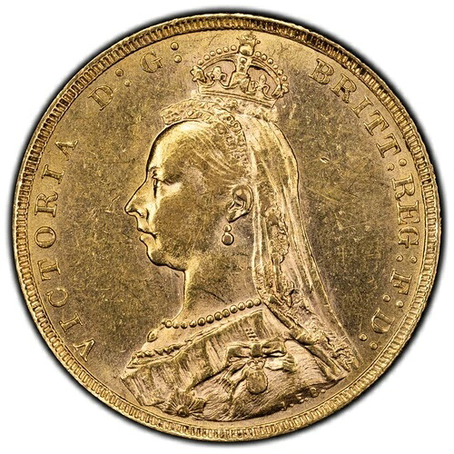 1889年イギリスソブリン金貨