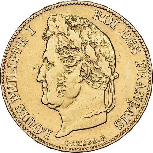 [#1213685] フランス、20フラン、ルイ・フィリップ、1848年、パリ、金、EF(40-45)、KM:7