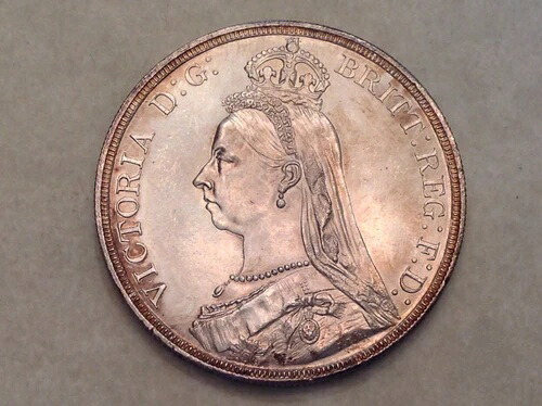 - 1887年 イギリス ヴィクトリア ゴールデンジュビリー クラウンチョイス 未使用 未使用｜WORLD RESOURCE【QUEEN店】 245,850円