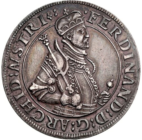 オーストリア (1564-95) - ターレル - Dav-8097 ホール NGC XF 詳細 - 素晴らしい色調とディテール!|WORLD RESOURCE【QUEEN店】
