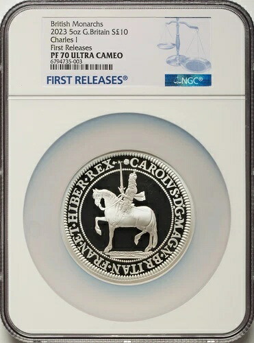 イギリス - 2023年 ?10 - 5オンス - 初回リリース-NGC PF70 UC-レア 256 鋳造-