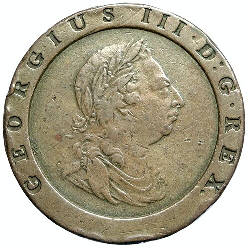 1797年 イギリスイギリス イギリス キングジョージ III 2 2 ペンスコイン i105550- 230,670円