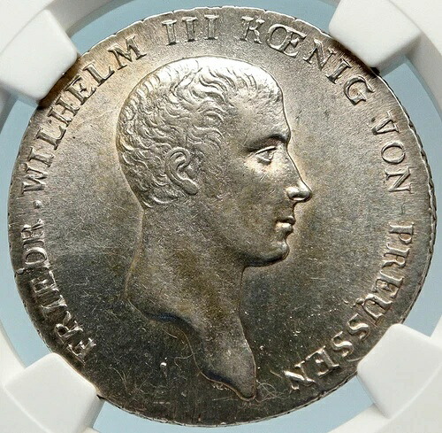 1814A ドイツ プロイセン王国 ヴィルヘルム3世 オールドシルバーターラー NGCコイン i83711