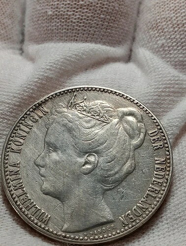 ??1906 オランダ 1 グルデン * 重要な日付 * AU CHOICE