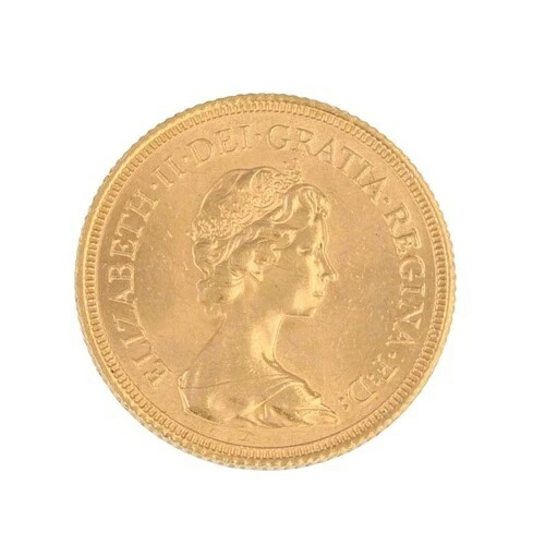 1976年 イギリス ソブリン エリザベス2世 セントジョージ 純金貨