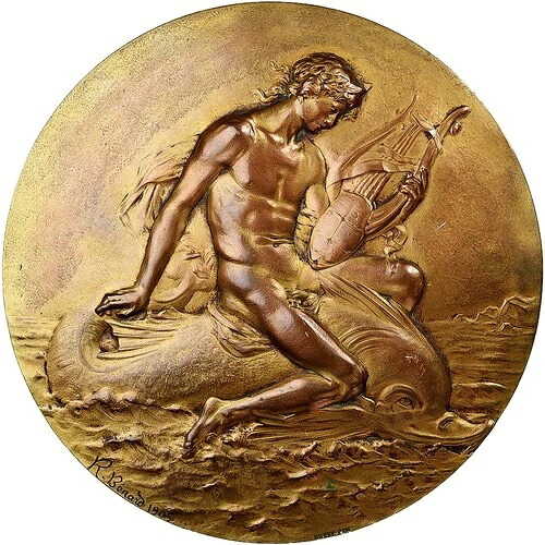 [#1159376] フランス、メダル、Le Fabuleux destin du Dauphin、1905、ブロンズ、ラウル -