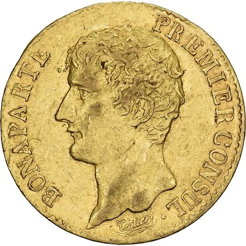 [#1512280] フランス、ボナパルト1世領事、20フラン、12年（1804年）、パリ、金、M-