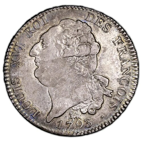 コイン フランス - ルイ 16 世 - Ecu de 6 Livres - 1793 A Paris-