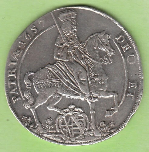 ザクセン・ターラー 1657 司教区 非常に美しい nswleipzig 173,800円