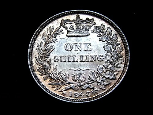 イギリス。1843シリング。BU｜WORLD RESOURCE【QUEEN店】