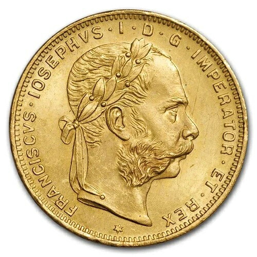 1892年オーストリア金貨8フローリン/20フランBU｜WORLD RESOURCE【QUEEN店】