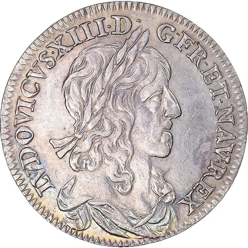 [#1174312] コイン、フランス、ルイ 13 世、1/4 ?cu、1er poin?on de Warin、1642、Pa、ri