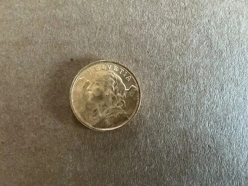 1935年 LB スイス 20フラン ヘルヴェティア金貨 BU