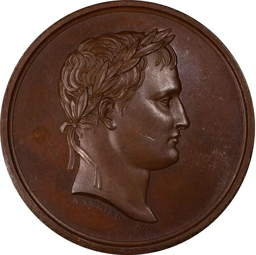 ナポレオン - 1804 年「サル・ド・ラオコーン」銅メダル - PCGS SP65 - 素晴らしい!
