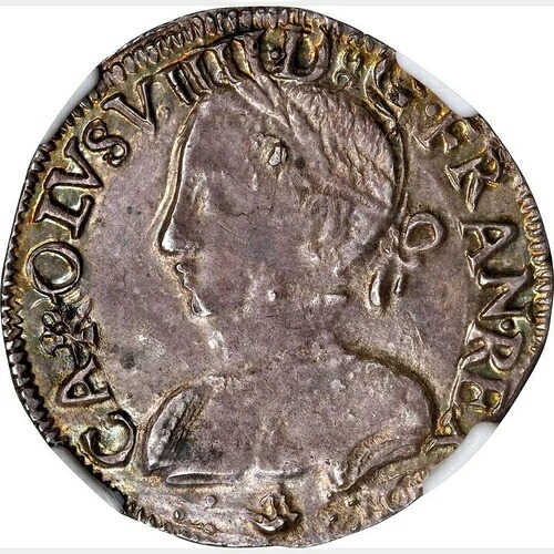 1567年 K フランス テストン シャルル 8 世。 NGC MS 62。 DUPL-1063。 最高級は知られている-｜WORLD RESOURCE【QUEEN店】
