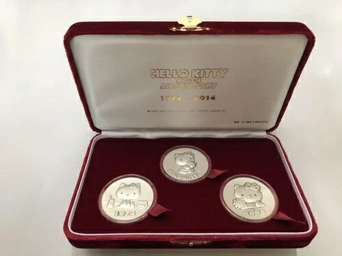 楽天市場】【銀メダル】ハローキティ誕生30周年記念 造幣局製カラー