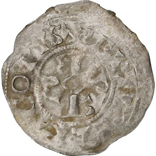 [#1276696] County of Troyes, Champagne, Hugues I, Denier, 1089-1125, Troyes, Bil